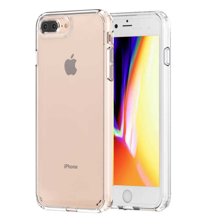 Apple iPhone 8 Plus Kılıf Zore Coss Kapak Renksiz