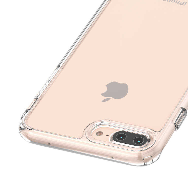 Apple iPhone 8 Plus Kılıf Zore Coss Kapak Renksiz