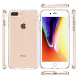 Apple iPhone 8 Plus Kılıf Zore Coss Kapak Renksiz