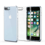 Apple iPhone 8 Plus Kılıf Zore Fizy Kapak Renksiz