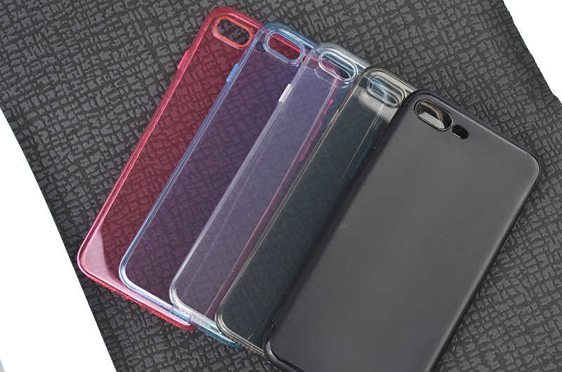 Apple iPhone 8 Plus Kılıf Zore İmax Silikon Renksiz