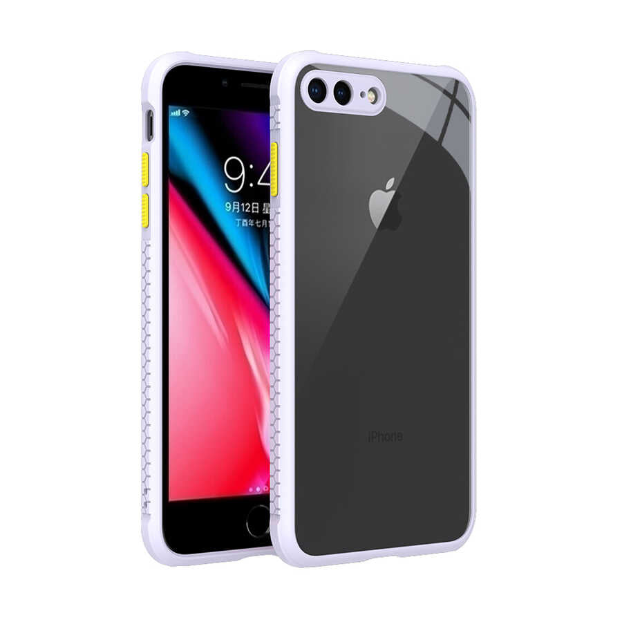 Apple iPhone 8 Plus Kılıf Zore Kaff Kapak Koyu Yeşil