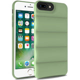 Apple iPhone 8 Plus Kılıf Zore Kasis Kapak Açık Yeşil