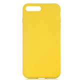 Apple iPhone 8 Plus Kılıf Zore LSR Lansman Kapak Sarı