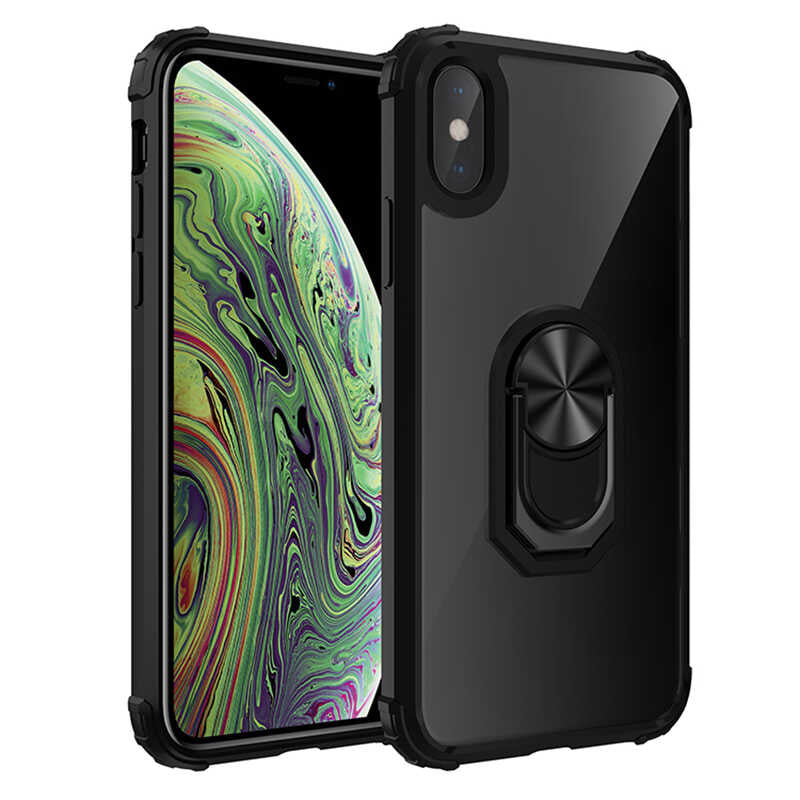 Apple iPhone X Kılıf Zore Mola Kapak Lacivert