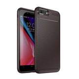 Apple iPhone 8 Plus Kılıf Zore Negro Silikon Kapak Siyah