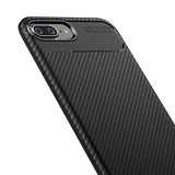 Apple iPhone 8 Plus Kılıf Zore Negro Silikon Kapak Siyah