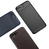 Apple iPhone 8 Plus Kılıf Zore Negro Silikon Kapak Siyah