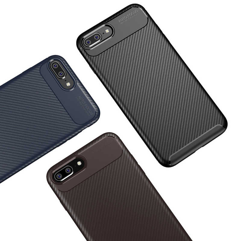 Apple iPhone 8 Plus Kılıf Zore Negro Silikon Kapak Siyah