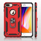Apple iPhone 8 Plus Kılıf Zore Vega Kapak Siyah