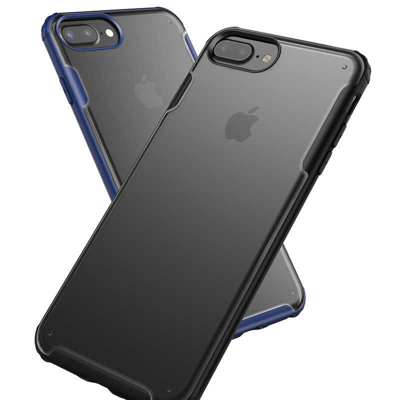 Apple iPhone 8 Plus Kılıf Zore Volks Kapak Siyah