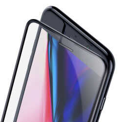 Apple iPhone 8 Plus Zore Anti-Dust Glass Temperli Ekran Koruyucu Beyaz