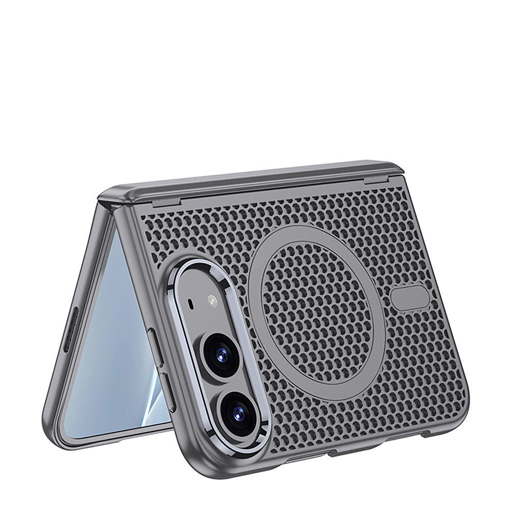 Apple iPhone Duo Kılıf M-safe Şarj Özellikli Kıpta KPT-15 Sert PC Kapak Lacivert