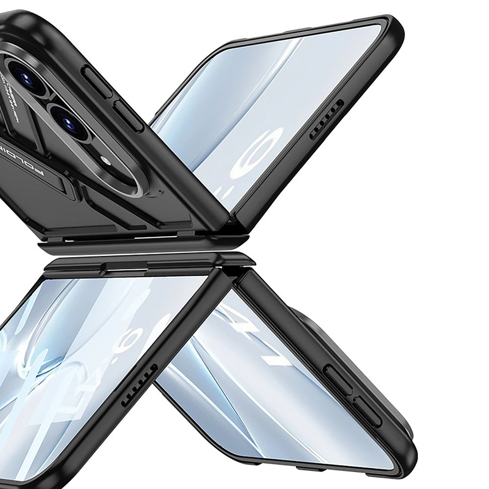 Apple iPhone Duo Kılıf M-safe Şarj Özellikli Kıpta KPT-15 Sert PC Kapak Lacivert