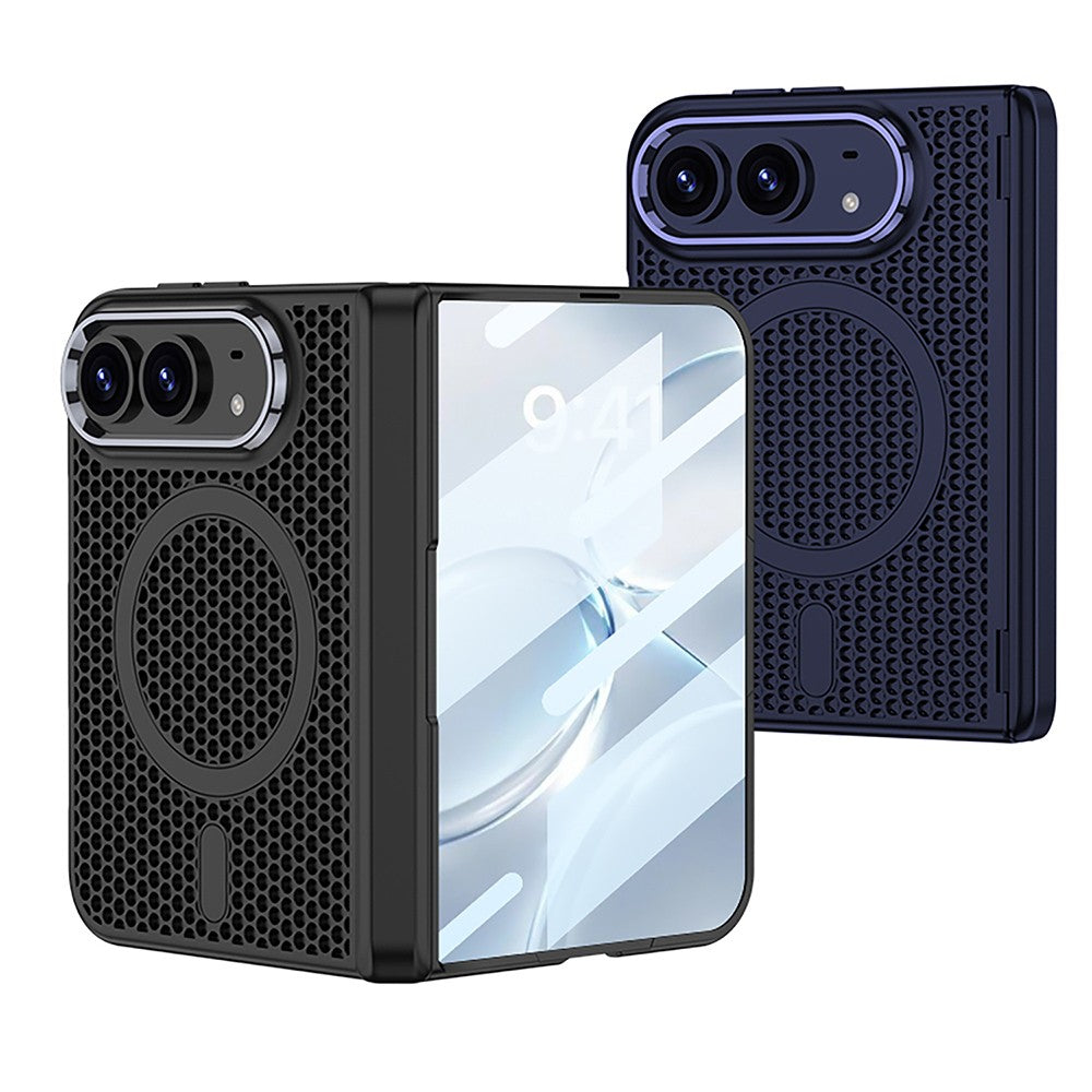 Apple iPhone Duo Kılıf M-safe Şarj Özellikli Kıpta KPT-15 Sert PC Kapak Gri