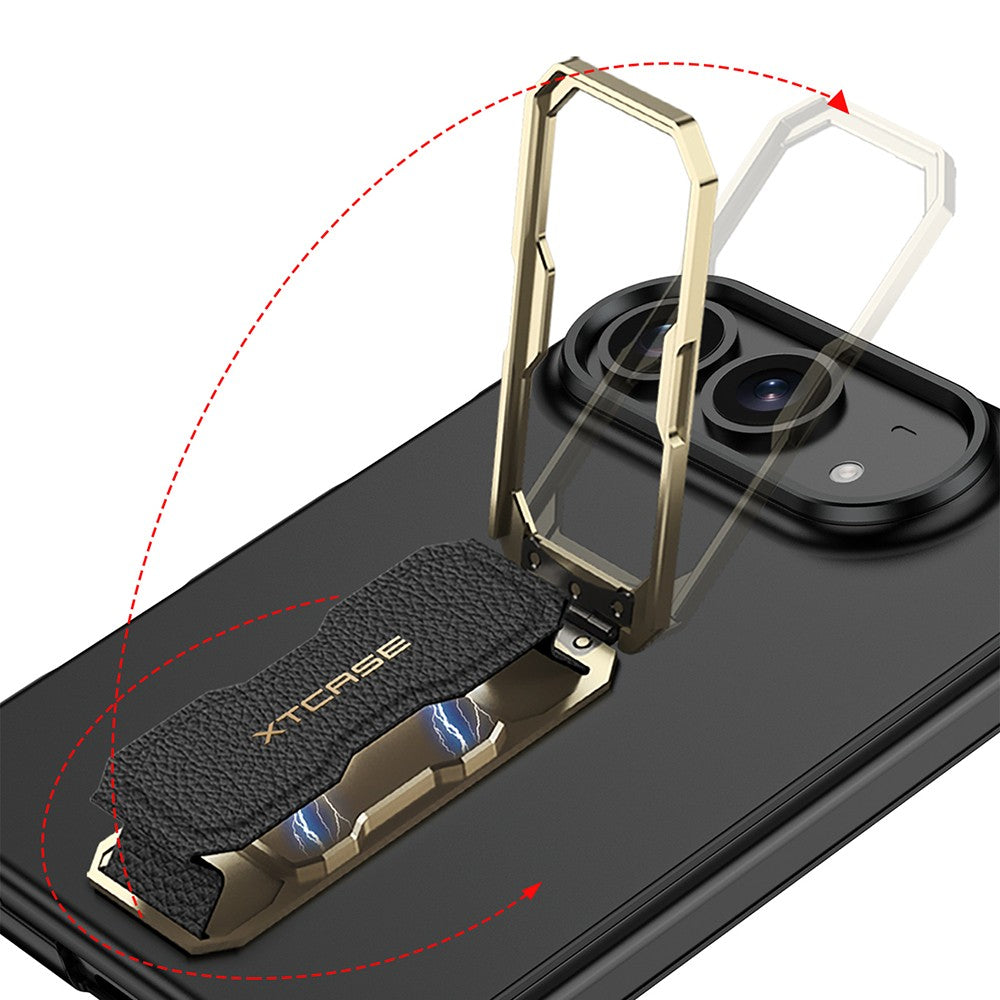 Apple iPhone Duo Kılıf Kıpta KPT-03 Sert PC Kapak Gümüş