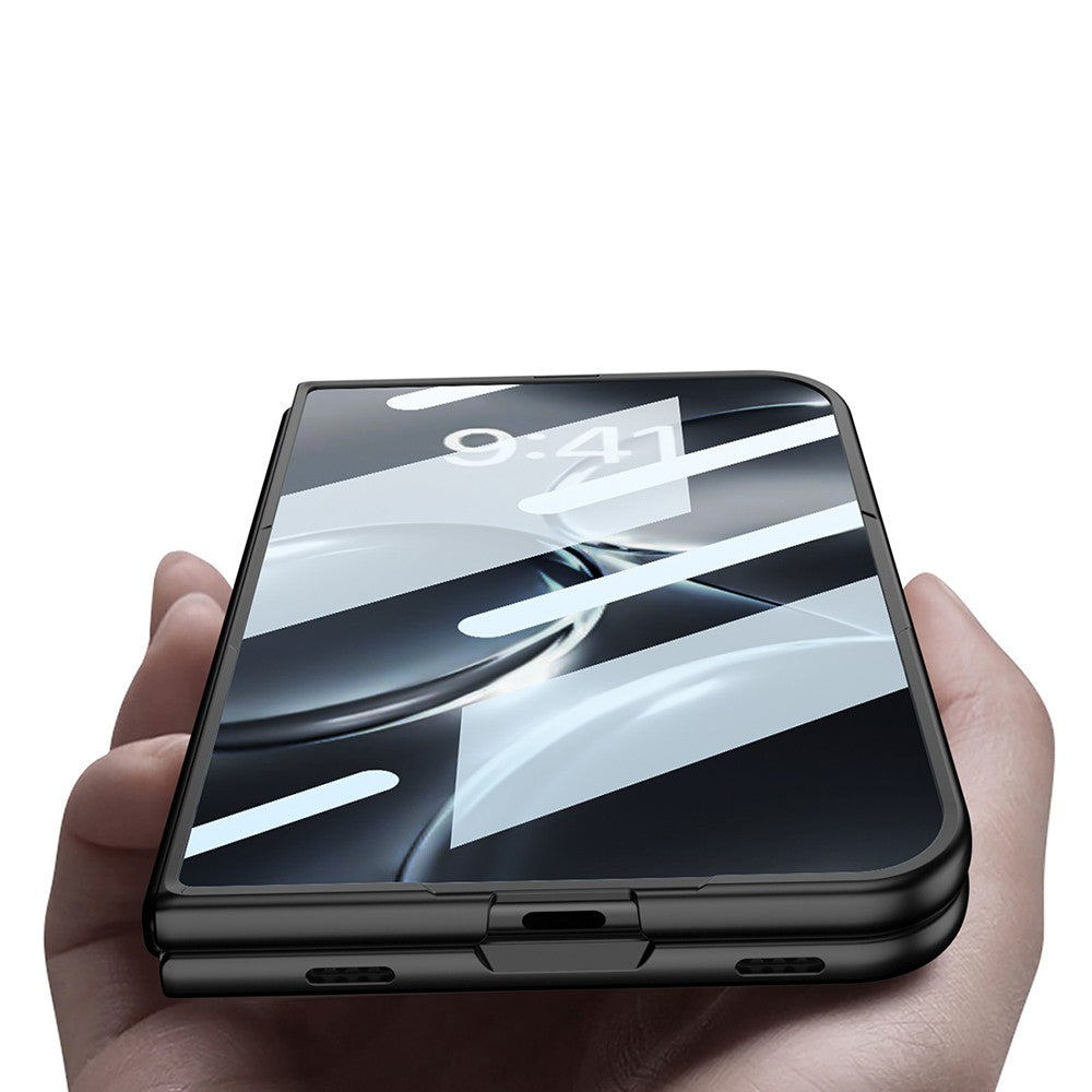 Apple iPhone Duo Kılıf Kıpta KPT-03 Sert PC Kapak Gümüş