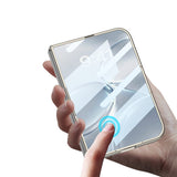 Apple iPhone Duo Kılıf Kıpta KPT-03 Sert PC Kapak Gümüş