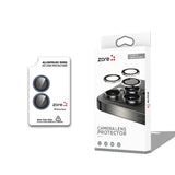 Apple iPhone Duo CL-12 Premium Safir Parmak İzi Bırakmayan Anti-Reflective Kamera Lens Koruyucu Lacivert