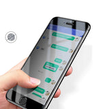 Apple iPhone SE 2020 Davin 5D Privacy Cam Ekran Koruyucu Siyah