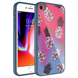 Apple iPhone SE 2020 Kılıf Kamera Korumalı Desenli Sert Silikon Zore Epoksi Kapak NO6