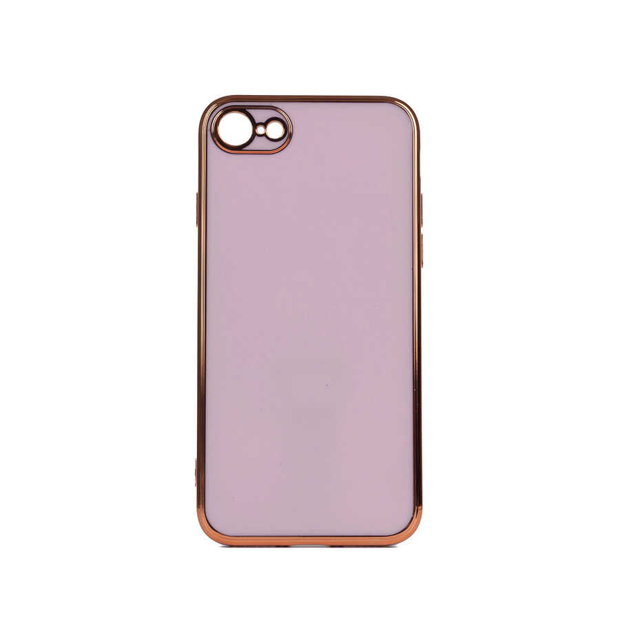 Apple iPhone SE 2020 Kılıf Zore Bark Kapak Lila