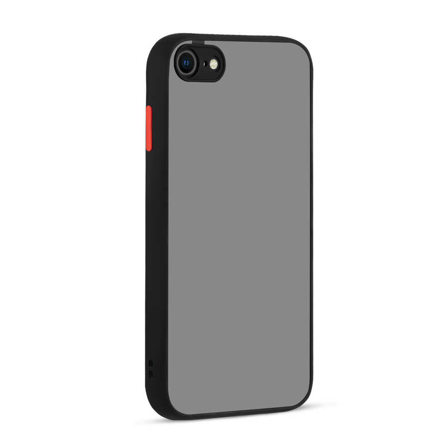 Apple iPhone SE 2020 Kılıf Zore Hux Kapak Siyah