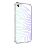 Apple iPhone SE 2020 Kılıf Zore M-Blue Desenli Kapak Cow No2