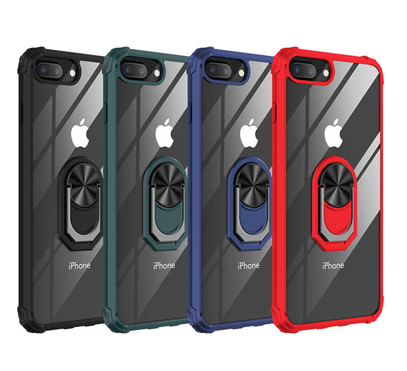 Apple iPhone 7 Plus Kılıf Zore Mola Kapak Lacivert
