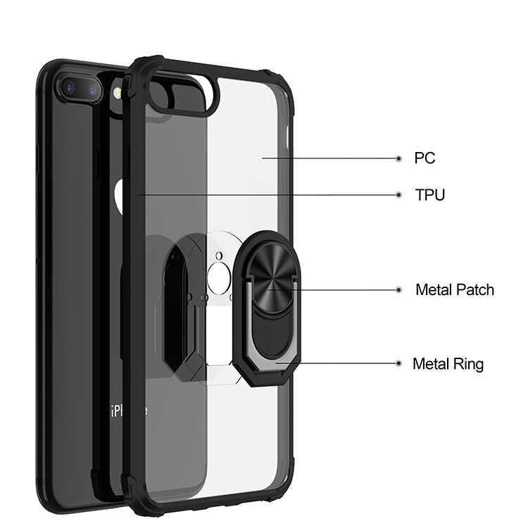 Apple iPhone 7 Plus Kılıf Zore Mola Kapak Lacivert