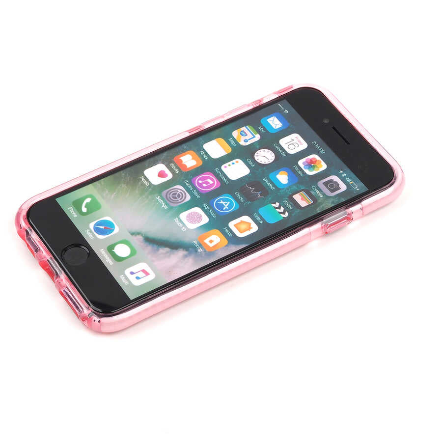 Apple iPhone SE 2020 Kılıf Zore Punto Kapak Siyah