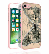 Apple iPhone SE 2022 Kılıf Desenli Kamera Korumalı Parlak Zore Nora Kapak NO2