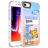 Apple iPhone SE 2022 Kılıf Kamera Korumalı Renkli Desenli Sert Silikon Zore Korn Kapak NO1