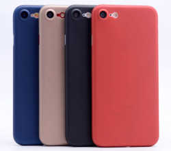 Apple iPhone SE 2022 Kılıf Zore 1.Kalite PP Silikon Kırmızı