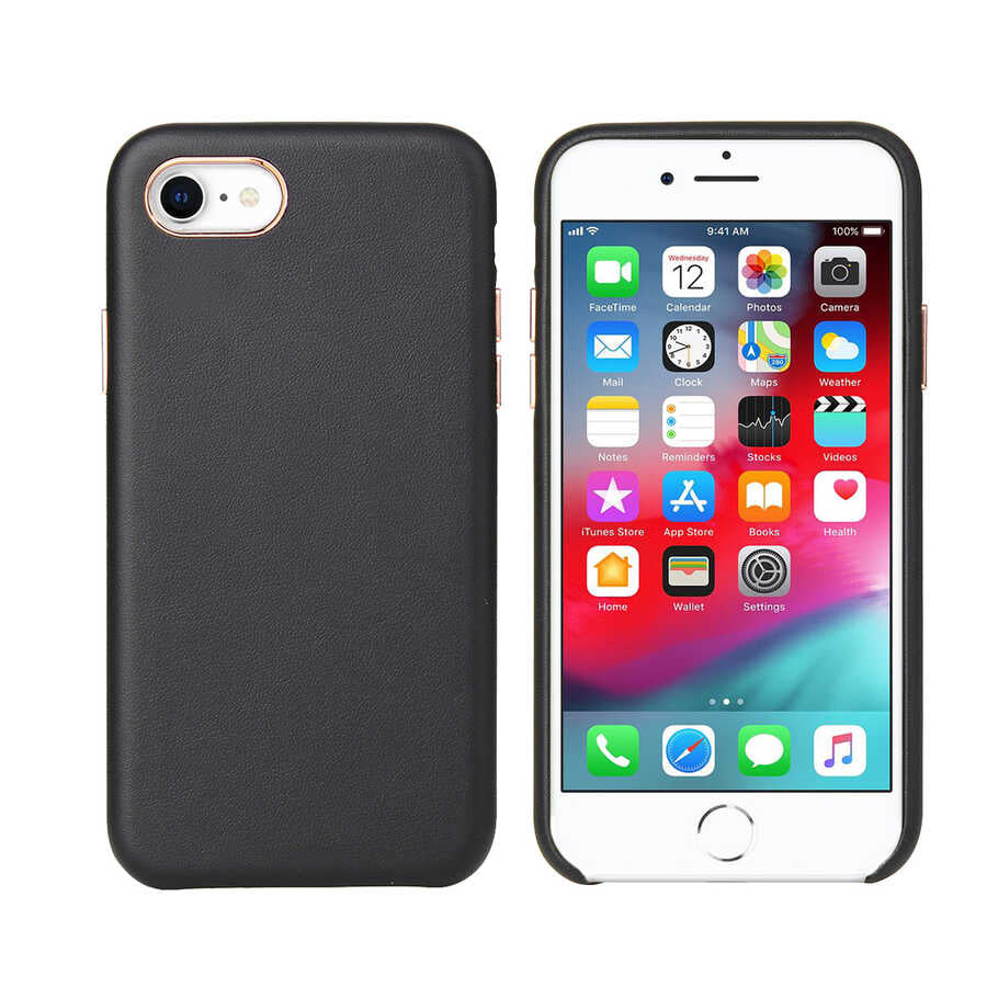 Apple iPhone SE 2022 Kılıf Zore Eyzi Kapak Siyah