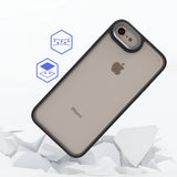 Apple iPhone SE 2022 Kılıf Zore Flora Kapak Kırmızı