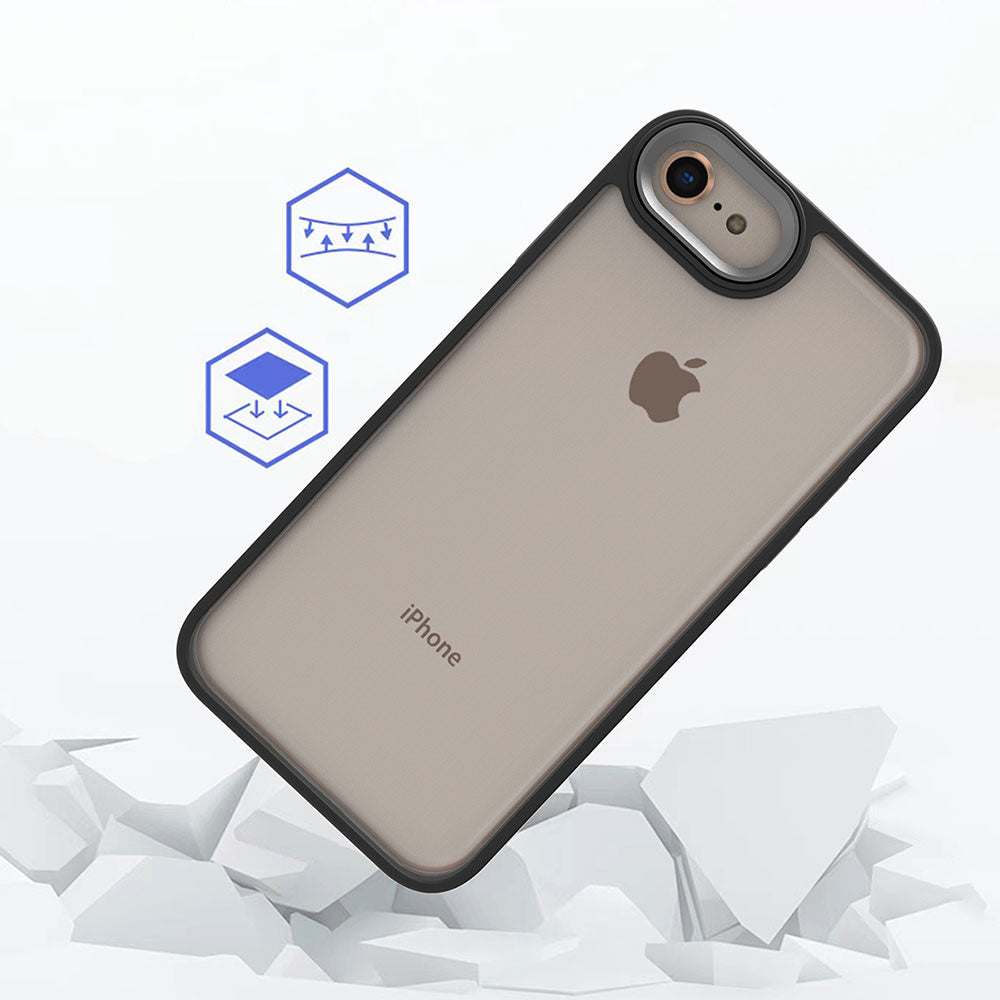 Apple iPhone SE 2022 Kılıf Zore Flora Kapak Kırmızı