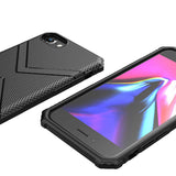 Apple iPhone SE 2022 Kılıf Zore Hank Silikon Lacivert
