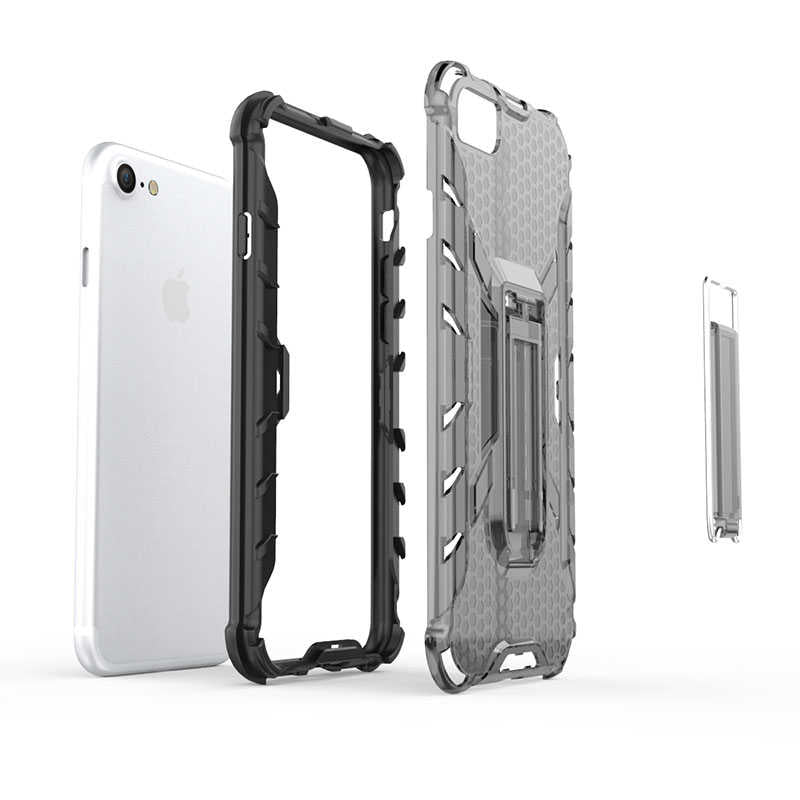 Apple iPhone SE 2022 Kılıf Zore Klik Silikon Renksiz