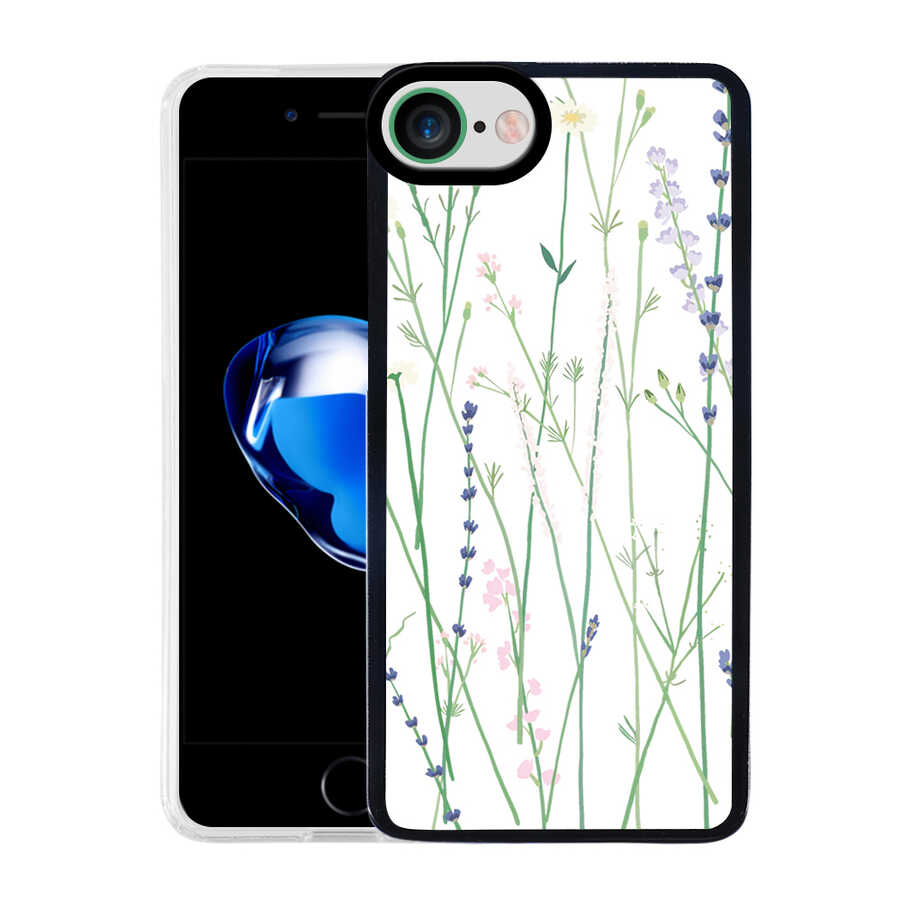 Apple iPhone SE 2022 Kılıf Zore M-Fit Desenli Kapak Hat No5
