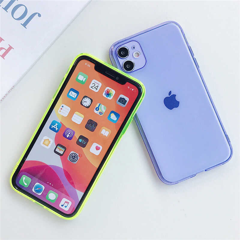 Apple iPhone SE 2022 Kılıf Zore Mun Silikon Sarı
