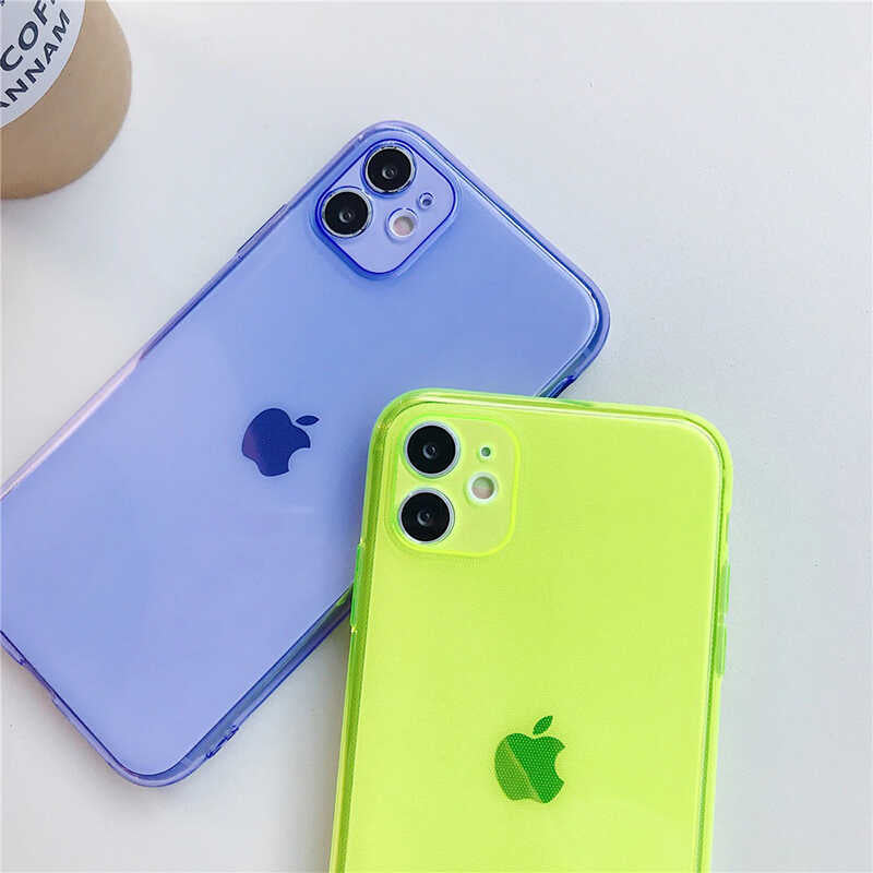 Apple iPhone SE 2022 Kılıf Zore Mun Silikon Sarı