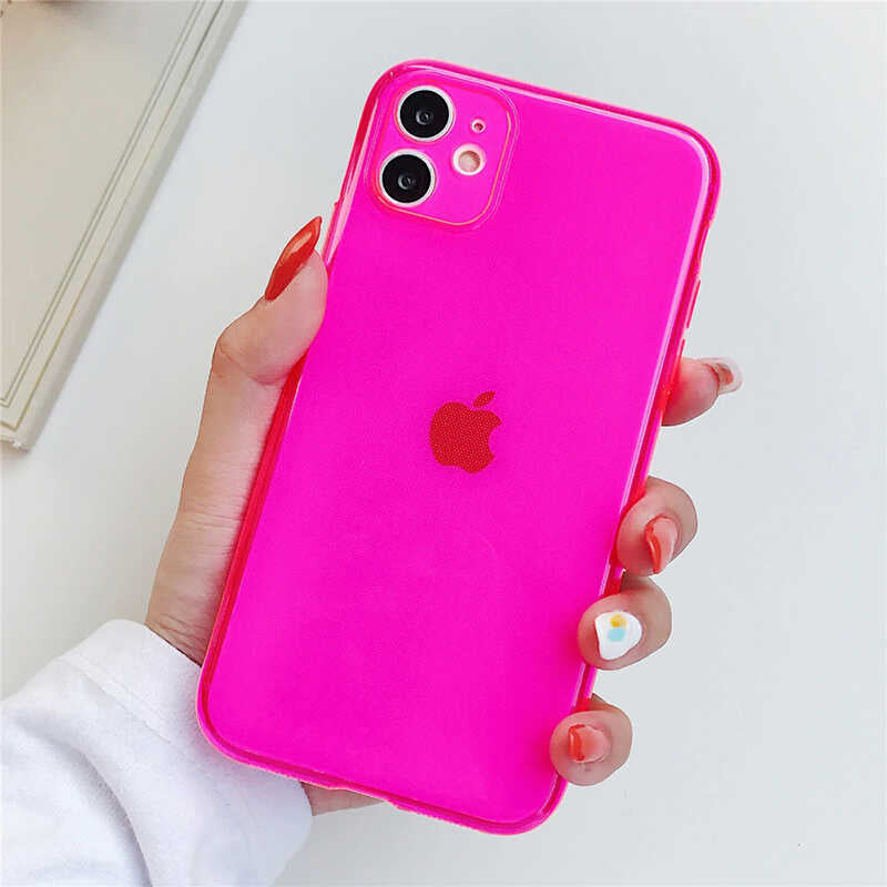 Apple iPhone SE 2022 Kılıf Zore Mun Silikon Sarı