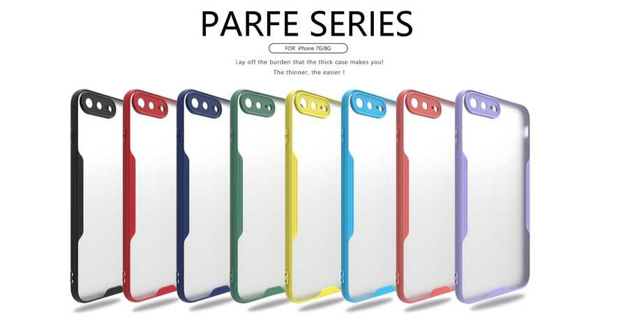 Apple iPhone SE 2022 Kılıf Zore Parfe Kapak Sarı