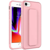 Apple iPhone SE 2022 Kılıf Zore Qstand Kapak Koyu Yeşil