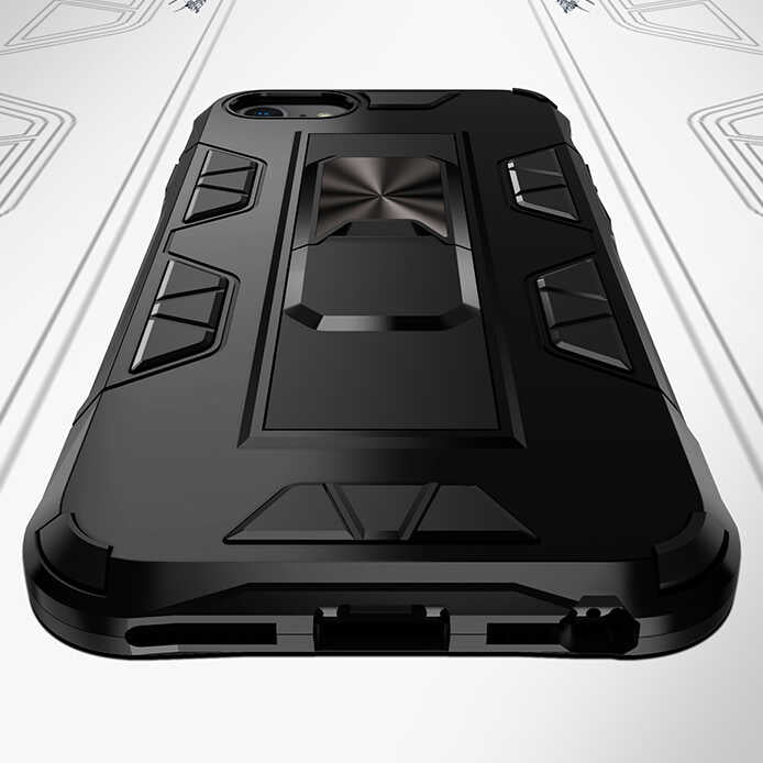 Apple iPhone SE 2022 Kılıf Zore Volve Kapak Kırmızı