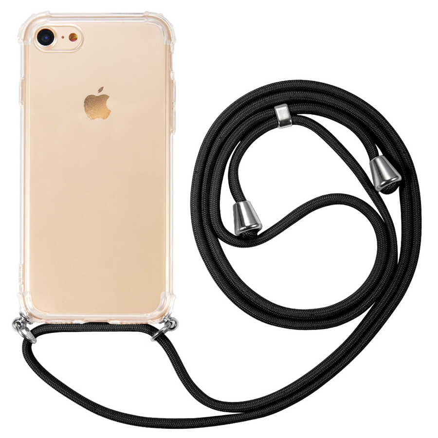 Apple iPhone SE 2022 Kılıf Zore X-Rop Kapak Renksiz