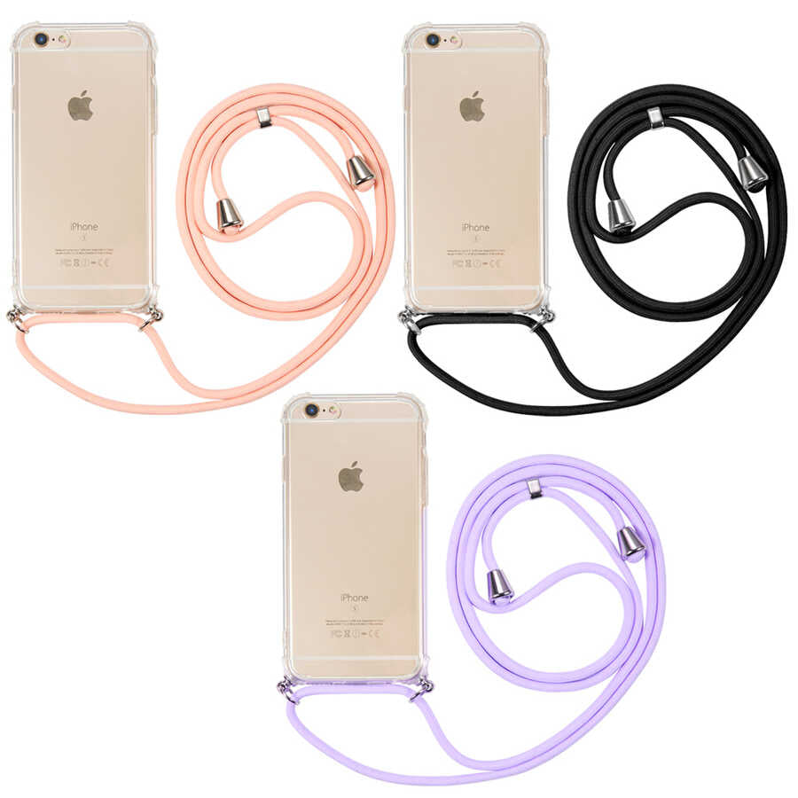Apple iPhone SE 2022 Kılıf Zore X-Rop Kapak Renksiz