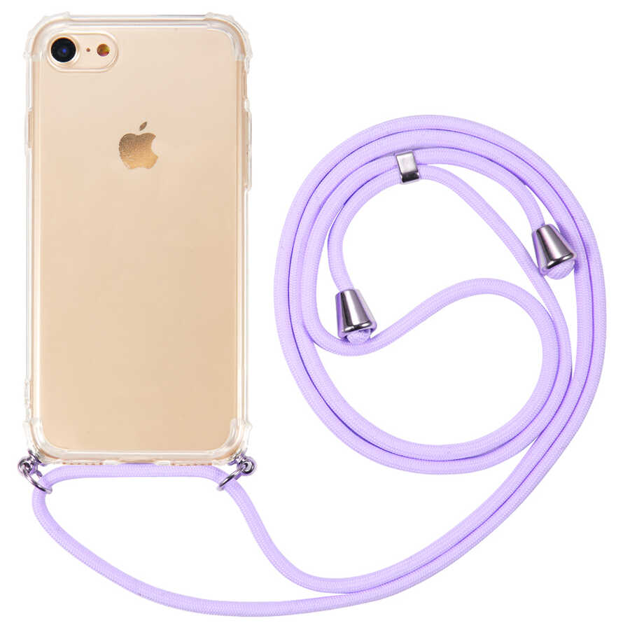 Apple iPhone SE 2022 Kılıf Zore X-Rop Kapak Renksiz