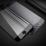 Apple iPhone SE 2022 Zore 3D Latte Cam Ekran Koruyucu Beyaz